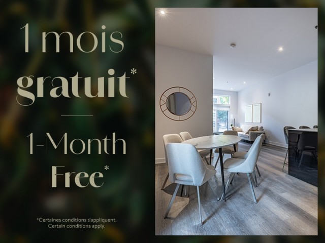 Saint-Michel Apartment 1-2 b. $1,670/month. Apartment for rent in Saint-Michel