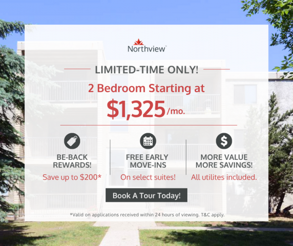 Appartement 2 1/2 Lethbridge 1 150 $/mois. Appartement à louer Lethbridge