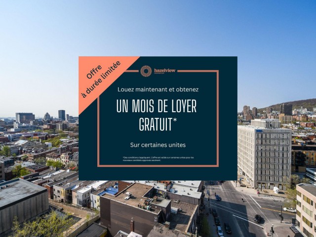Appartement 1 1/2 Quartier latin et centre-sud 1 540 $/mois. Appartement à louer Quartier latin et centre-sud