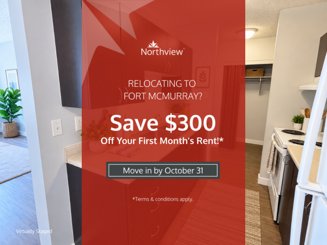 Appartement 4 1/2 Fort McMurray 1 200 $/mois. Appartement à louer Fort McMurray