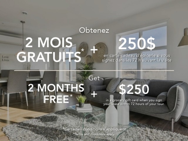 Appartement 3 1/2 Brossard 1 575 $/mois. Appartement à louer Brossard