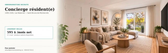 Ahuntsic and Cartierville Apartment 2 b. $995/month. Apartment for rent in Ahuntsic and Cartierville