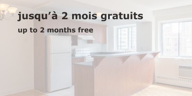 Appartement 2 1/2 Centre-ville - Montréal 1 695 $/mois. Appartement à louer Centre-ville - Montréal