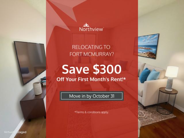 Fort McMurray Apartment 2 b. $1,185/month. Apartment for rent in Fort McMurray