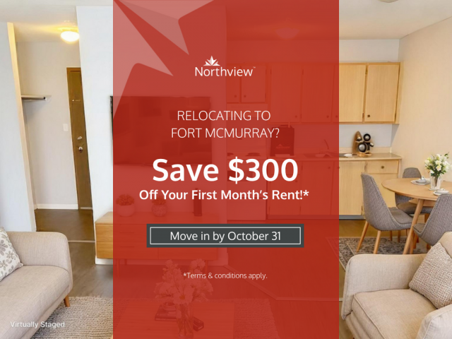 Fort McMurray Apartment 1 b. $1,125/month. Apartment for rent in Fort McMurray