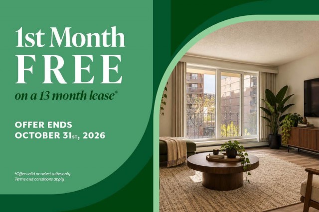 Appartement 2 1/2 Calgary 1 499 $/mois. Appartement à louer Calgary