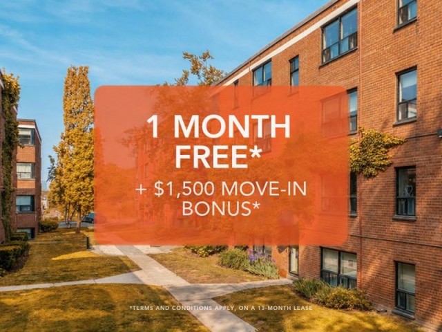 Appartement 3 1/2 Grand Toronto 1 850 $/mois. Appartement à louer Grand Toronto