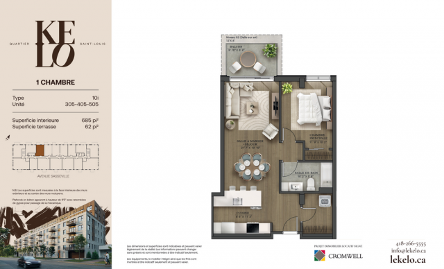 Appartement 2 1/2 Ville de Québec 1 635 $/mois. Appartement à louer Ville de Québec