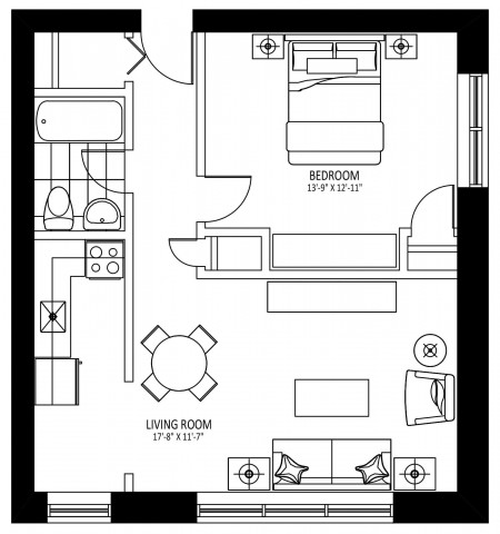 Appartement 2 1/2 Ottawa 1 729 $/mois. Appartement à louer Ottawa