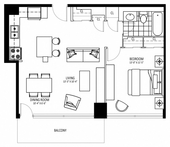 Appartement 2 1/2 St. Catharines 1 799 $/mois. Appartement à louer St. Catharines