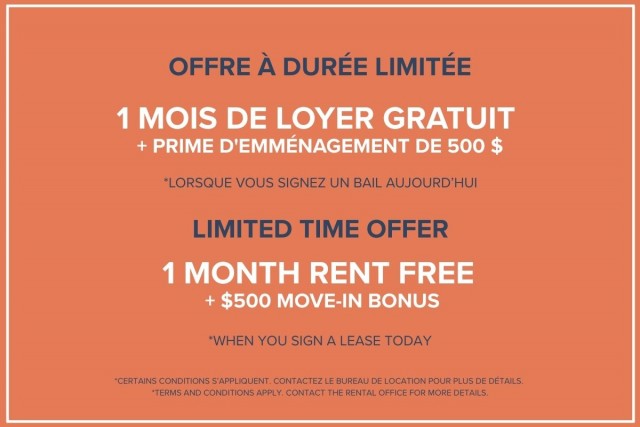 Appartement 4 1/2 St-Hyacinthe 1 550 $/mois. Appartement à louer St-Hyacinthe