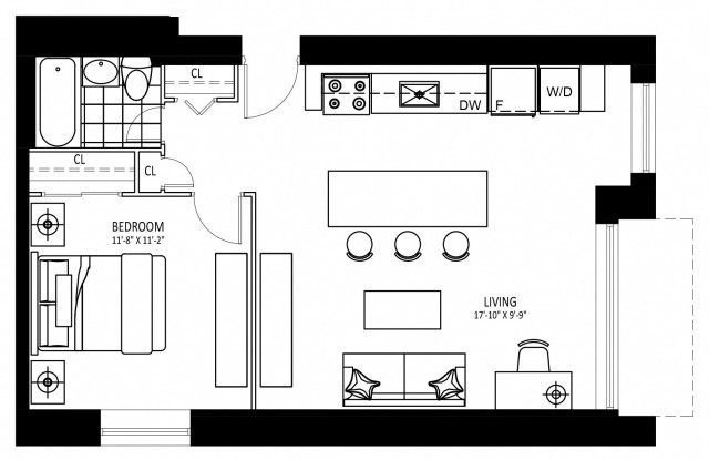 Appartement 2 1/2 Grand Toronto 2 149 $/mois. Appartement à louer Grand Toronto