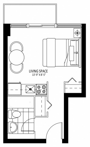 Ottawa Apartment Studio $1,525/month. Apartment for rent in Ottawa
