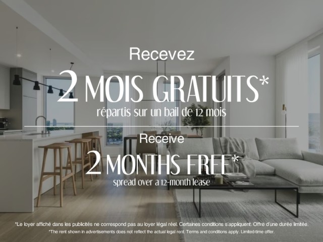 Old Montreal Apartment 2 b. $1,625/month. Apartment for rent in Old Montreal