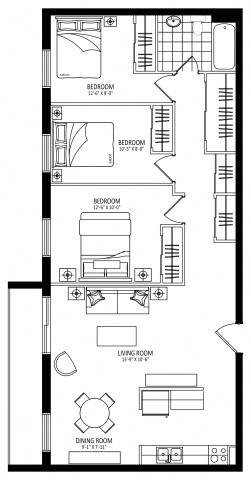 St. Catharines Apartment 3 b. $2,401/month. Apartment for rent in St. Catharines