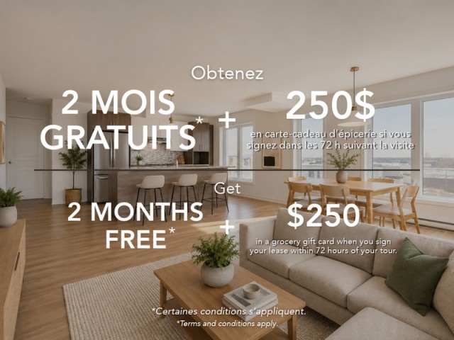 Appartement 3 1/2 Longueuil 1 380 $/mois. Appartement à louer Longueuil