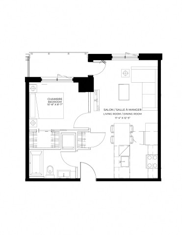 Appartement 2 1/2 Quartier latin et centre-sud 1 899 $/mois. Appartement à louer Quartier latin et centre-sud