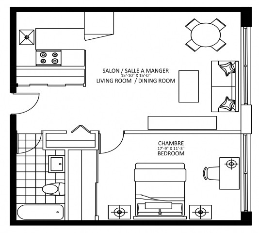 Appartement 2 1/2 St-Michel 1 719 $/mois. Appartement à louer St-Michel