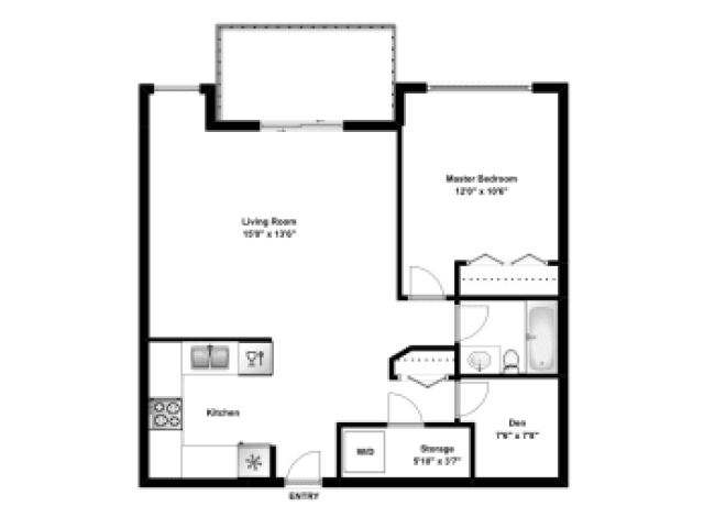 Appartement 2 1/2 Calgary 1 550 $/mois. Appartement à louer Calgary