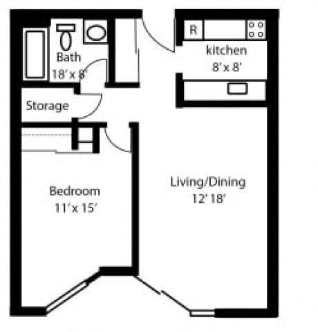 Appartement 2 1/2 Ottawa 1 750 $/mois. Appartement à louer Ottawa