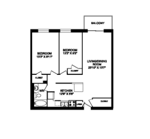 Waterloo Apartment 2 b. $1,995/month. Apartment for rent in Waterloo