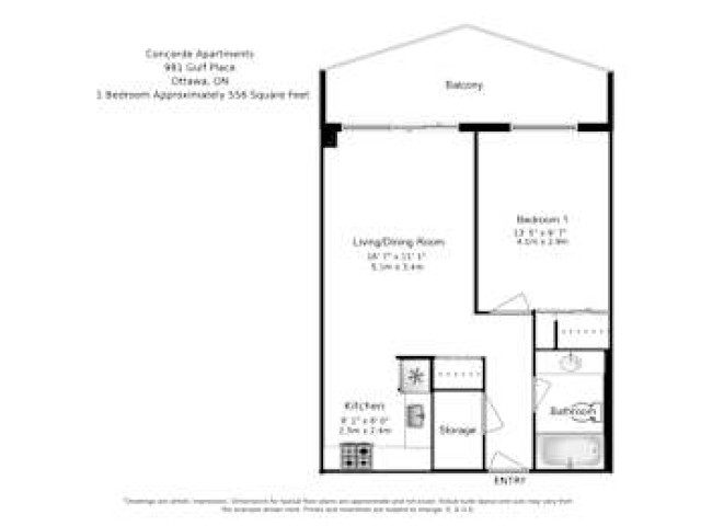 Appartement 2 1/2 Ottawa 1 695 $/mois. Appartement à louer Ottawa