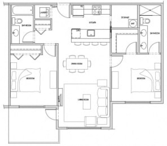 Victoria Apartment 2 b. $2,600/month. Apartment for rent in Victoria