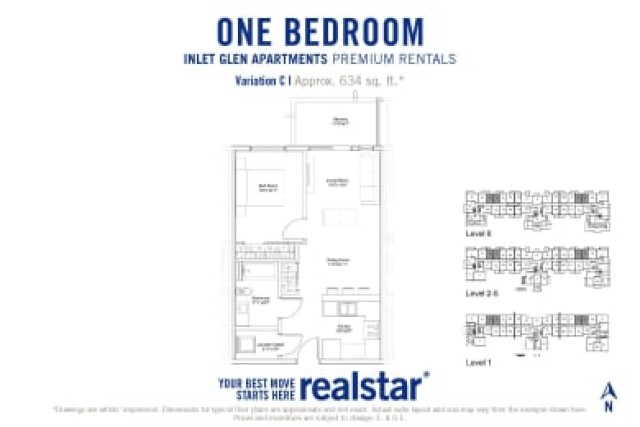 Appartement 2 1/2 Vancouver 1 995 $/mois. Appartement à louer Vancouver