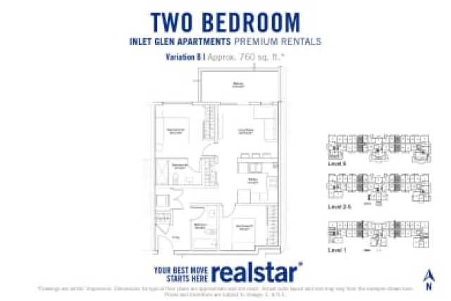 Appartement 4 1/2 Vancouver 2 400 $/mois. Appartement à louer Vancouver
