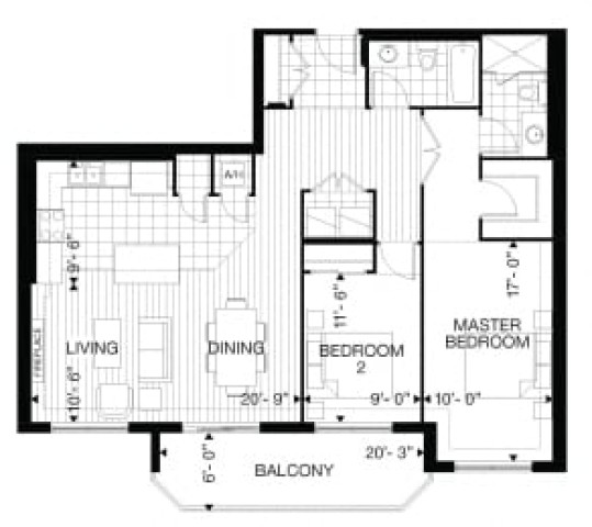 Appartement 4 1/2 London 2 350 $/mois. Appartement à louer London