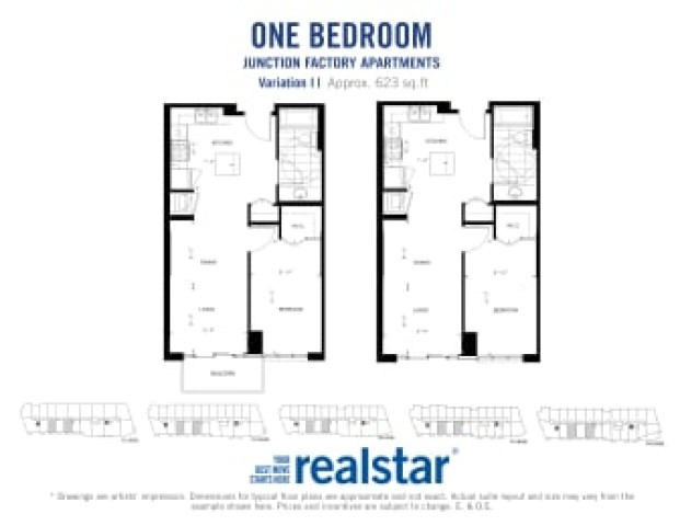 Appartement 2 1/2 Grand Toronto 2 300 $/mois. Appartement à louer Grand Toronto