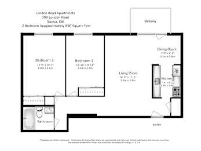 Appartement 4 1/2 Sarnia 1 425 $/mois. Appartement à louer Sarnia