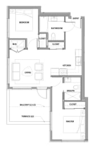 Appartement 4 1/2 Vancouver 2 785 $/mois. Appartement à louer Vancouver