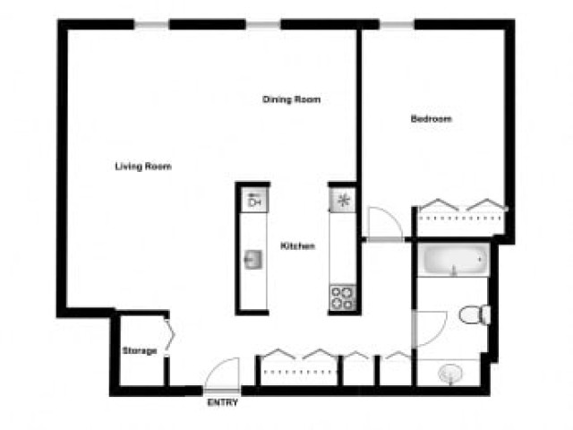 Appartement 2 1/2 Edmonton 1 375 $/mois. Appartement à louer Edmonton