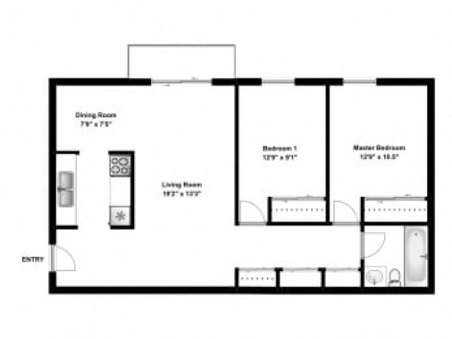 Appartement 4 1/2 Kingston 2 095 $/mois. Appartement à louer Kingston