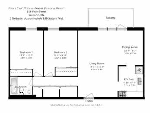St. Catharines Apartment 2 b. $1,760/month. Apartment for rent in St. Catharines