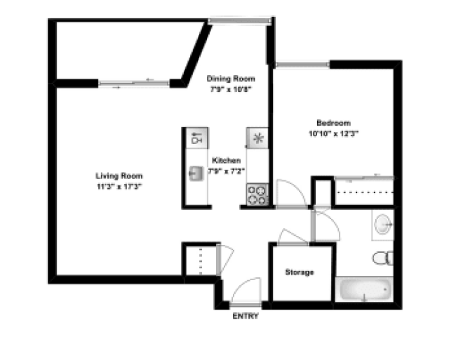 Appartement 2 1/2 Sarnia 1 515 $/mois. Appartement à louer Sarnia