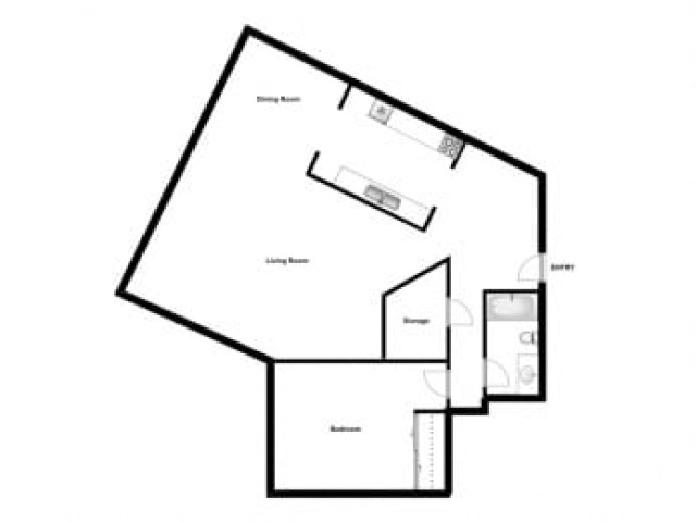 London Apartment 1 b. $1,550/month. Apartment for rent in London