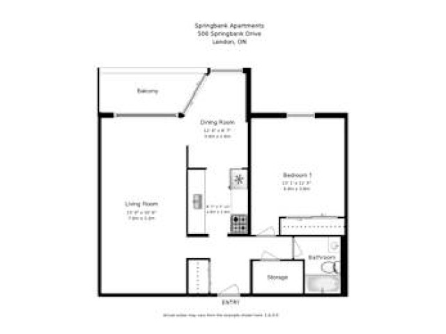 London Apartment 1 b. $1,650/month. Apartment for rent in London