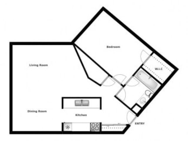 London Apartment 1 b. $1,695/month. Apartment for rent in London