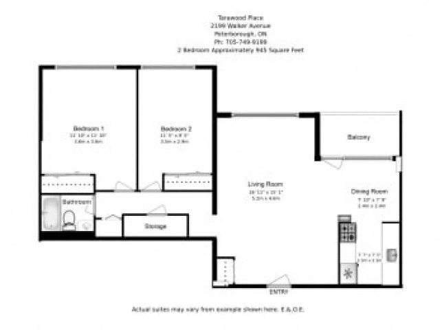 Oshawa Apartment 2 b. $1,695/month. Apartment for rent in Oshawa