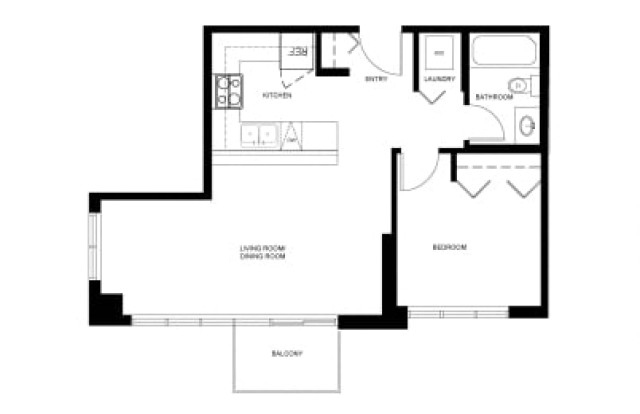 Appartement 2 1/2 Vancouver 2 480 $/mois. Appartement à louer Vancouver