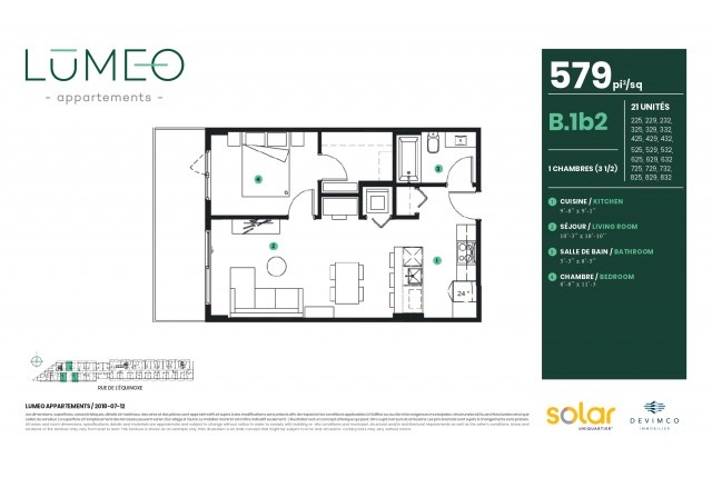 Appartement 3 1/2 Brossard 1 775 $/mois. Appartement à louer Brossard