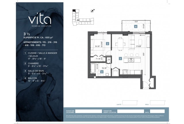Appartement 3 1/2 Ville-Saint-Laurent 1 654 $/mois. Appartement à louer Ville-Saint-Laurent