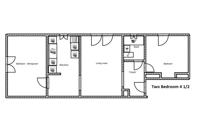Appartement 4 1/2 Côte-des-Neiges 1 695 $/mois. Appartement à louer Côte-des-Neiges