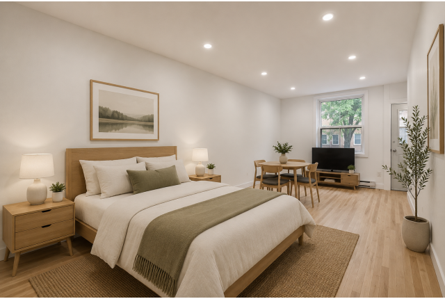 Plex 1 1/2 Nouveau-Rosemont et Mercier 1 050 $/mois. Appartement à louer Nouveau-Rosemont et Mercier